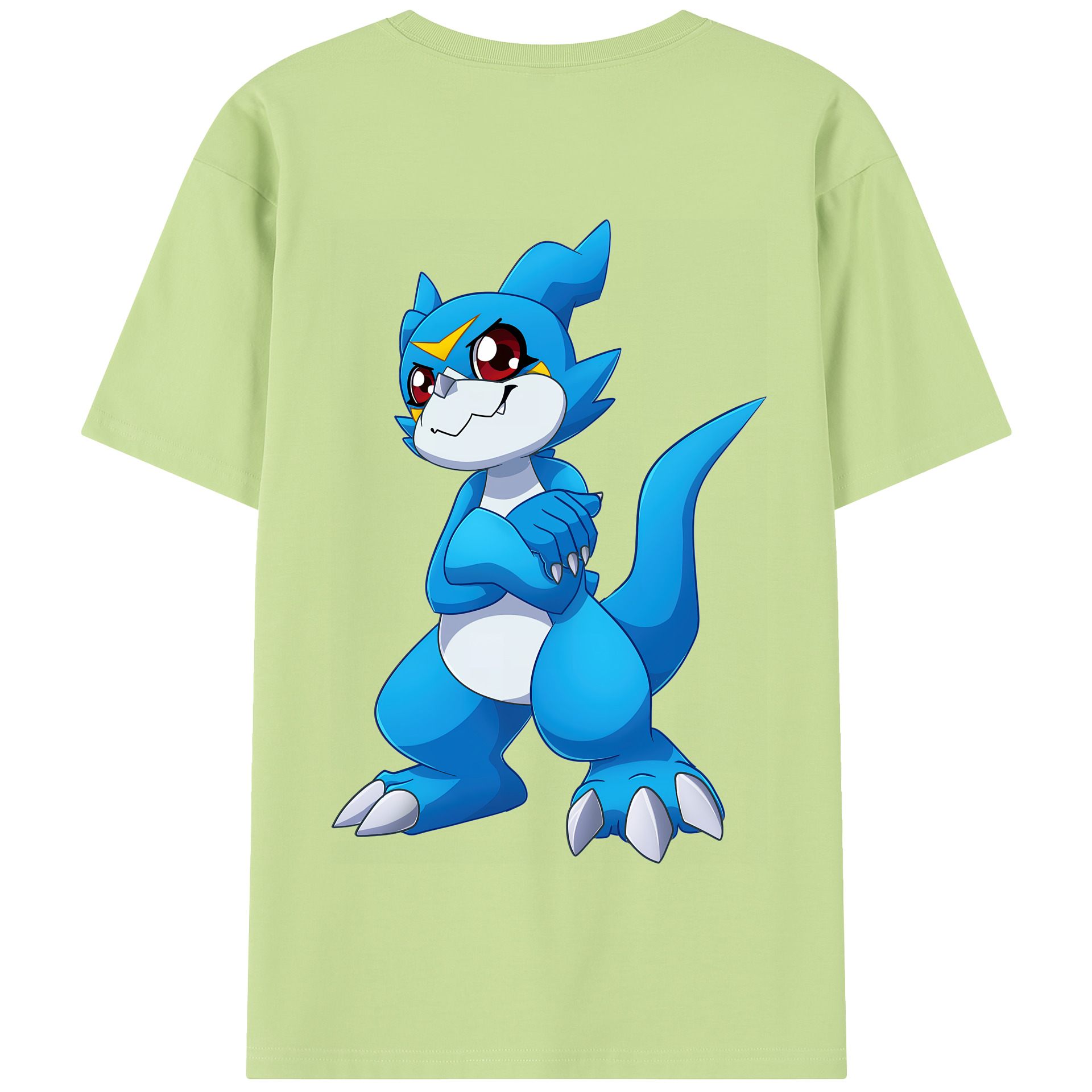 （画像用） Digimon デジタルモンスター/デジモン 綿100％半袖Tシャツ（背面プリント）